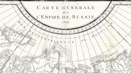 Огромная карта Российской Империи 1812 года
